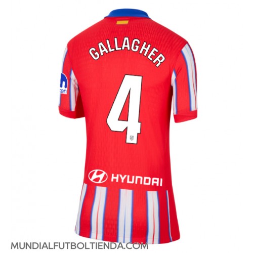 Camiseta Atletico Madrid Conor Gallagher #4 Primera Equipación Replica 2024-25 para mujer mangas cortas